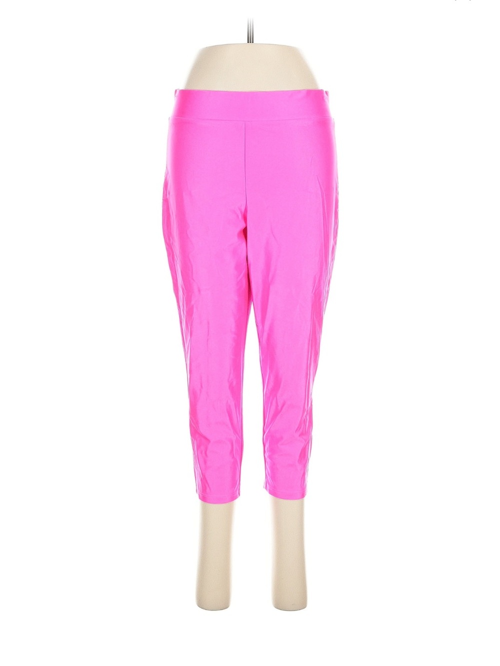 torrid Neon Pink Stretch Cropped Capris